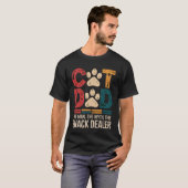 Cat Dad Het Man De mythe Grappige Mannen Shirt (Voorkant volledig)