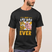 Cat dad kittens cats t-shirt (Voorkant)