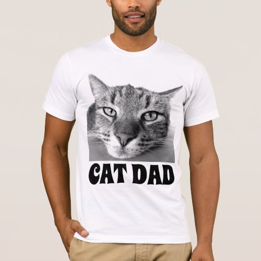 CAT DAD MANNEN T-SHIRTS (Voorkant)