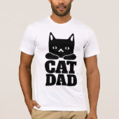 CAT DAD MANNEN T-SHIRTS (Voorkant)