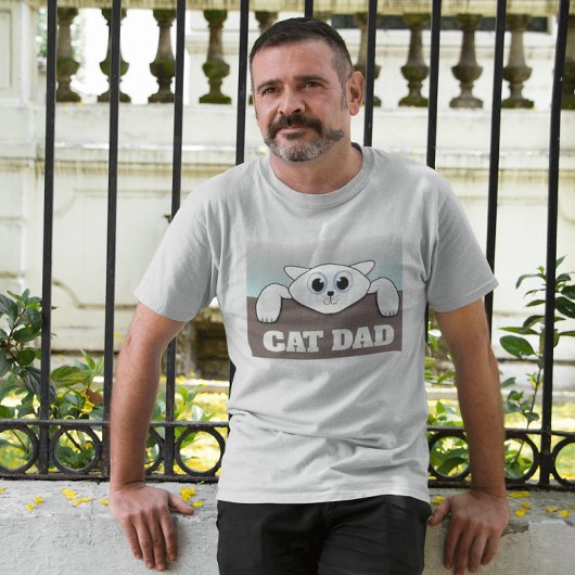 CAT DAD-Mannen T-shirts