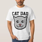 CAT DAD-Mannen t-shirts (Voorkant)