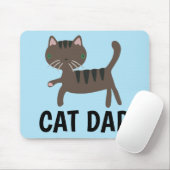 CAT DAD MOUSEPAD MUISMAT (Met muis)