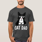 CAT DAD, Panda Kat T-shirts (Voorkant)