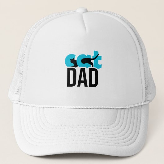 Cat Dad | Purfect Gifts & Apparel voor Feline Love Trucker Pet (Voorkant)