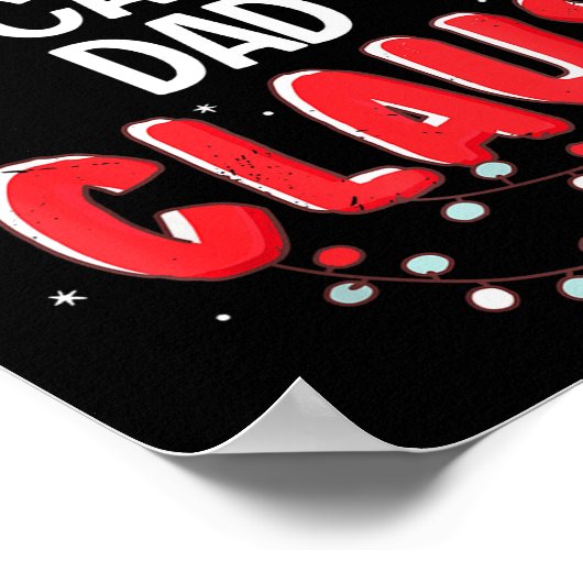 Cat Dad Santa Claus Christmas Matching Costume For Poster (Hoek)