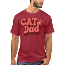 Cat Dad Shirt voor Vaderdag