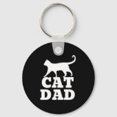 Cat Dad Sleutelhanger (Voorkant)