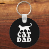 Cat Dad Sleutelhanger (Voorkant)