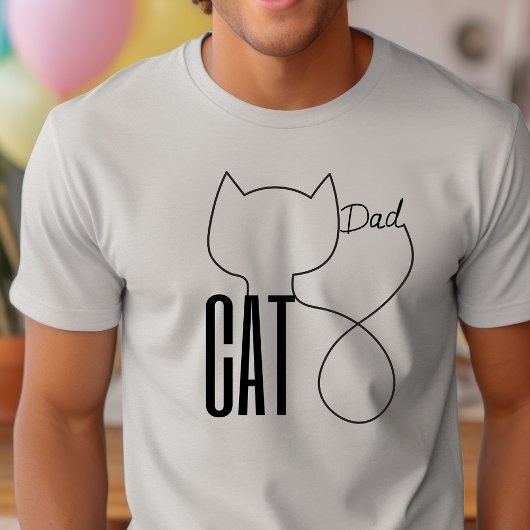 CAT DAD T-SHIRT