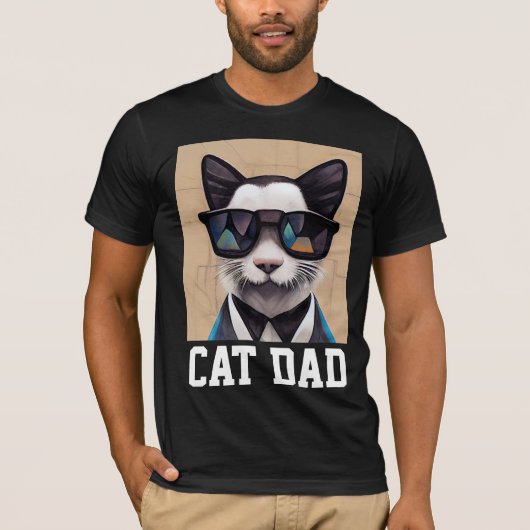 CAT DAD T-SHIRT (Voorkant)