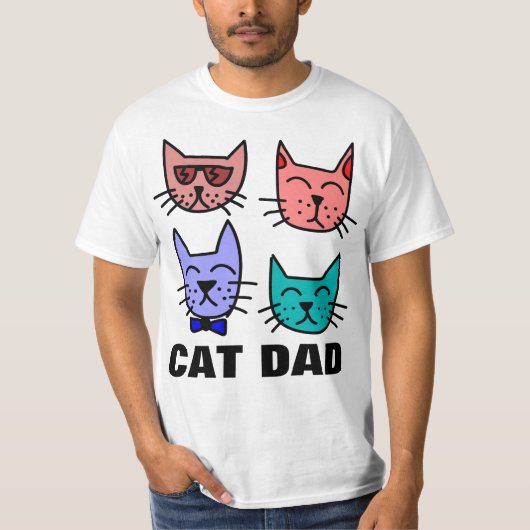 CAT DAD t-shirts (Voorkant)