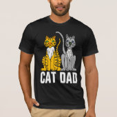 CAT DAD T-SHIRTS (Voorkant)