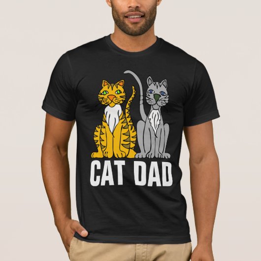 CAT DAD T-SHIRTS (Voorkant)