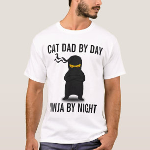 CAT DAD T-shirts, "Ninja" T-shirt