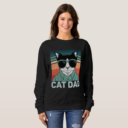 Cat Dad Trui (Voorkant volledig)