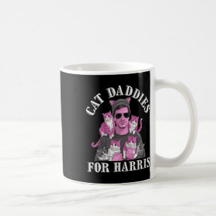 Cat Daddies voor Kamala Harris 2024 Kinderloze kat Koffiemok