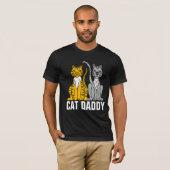 CAT DADDY BLACK T-shirts T - shirts (Voorkant volledig)