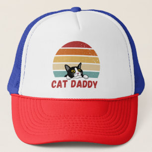 Cat Daddy  Cat 80s Retro Stijl Voor Mannen Trucker Pet