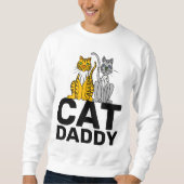 CAT DADDY, CAT DAD, MANNEN T-SHIRTS GUYS T - SHIRT (Voorkant)