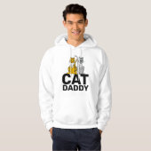 CAT DADDY, CAT DAD, MANNEN T-SHIRTS & HOODIES (Voorkant volledig)