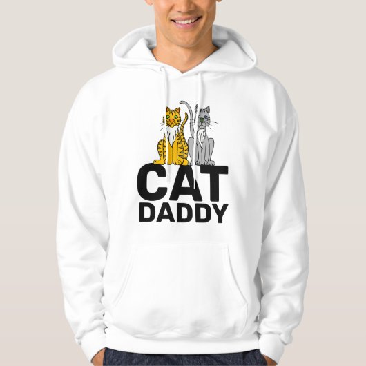 CAT DADDY, CAT DAD, MANNEN T-SHIRTS & HOODIES (Voorkant)
