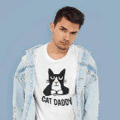 CAT DADDY, CAT DAD TUXEDO Panda Kat T-shirts