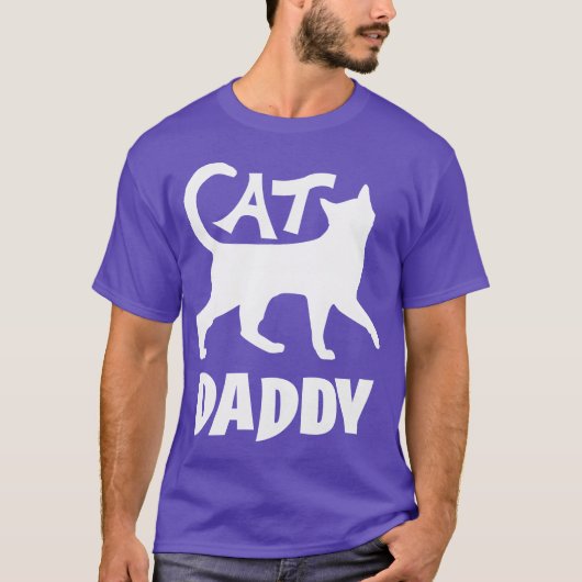 Cat Daddy Cat Lover vriend T-shirt (Voorkant)
