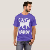 Cat Daddy Cat Lover vriend T-shirt (Voorkant volledig)