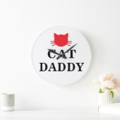 Cat Daddy Clock Grote Klok (Huis)