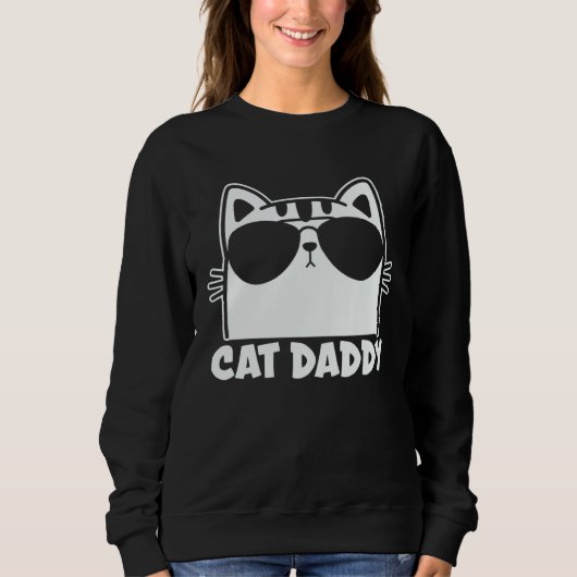 Cat Daddy   Cute Cat Owner Cat  Cat Mom Cat Dad  1 Trui (Voorkant)