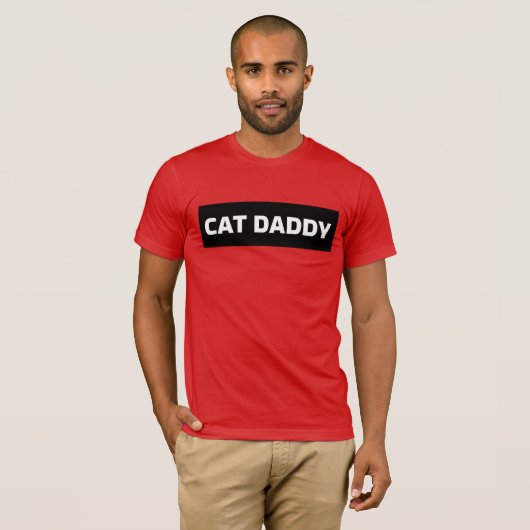 CAT DADDY DAD T-SHIRTS (Voorkant volledig)