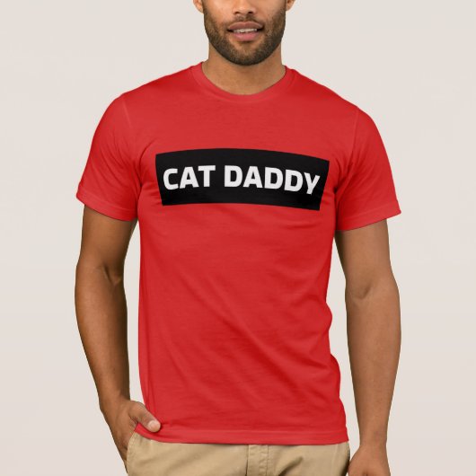 CAT DADDY DAD T-SHIRTS (Voorkant)