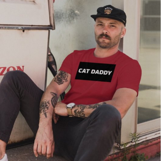 CAT DADDY DAD T-SHIRTS