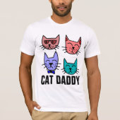 CAT DADDY (DAD) T-shirts (Voorkant)