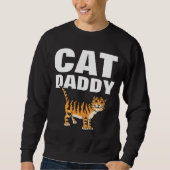CAT DADDY Dad T-shirts, grappig Trui (Voorkant)