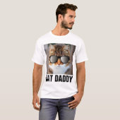 CAT DADDY DAD T-Shirts, grappige T - shirts (Voorkant volledig)