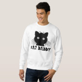 CAT DADDY Dad T-shirts & sweatshirts, Funny (Voorkant volledig)