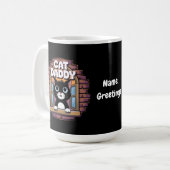 Cat Daddy Extraordinaire De Beste Kattenvader Ooit Koffiemok (Voorkant links)