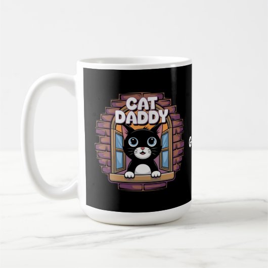 Cat Daddy Extraordinaire De Beste Kattenvader Ooit Koffiemok (Links)