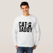 CAT DADDY, Funny Cat Dad T-shirts (Voorkant volledig)