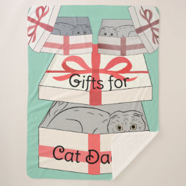 Cat Daddy Gifts Sherpa Deken