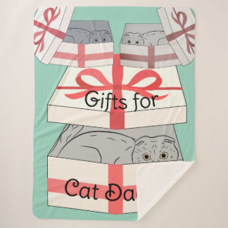 Cat Daddy Gifts Sherpa Deken