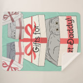Cat Daddy Gifts Sherpa Deken (Voorkant (horizontaal))