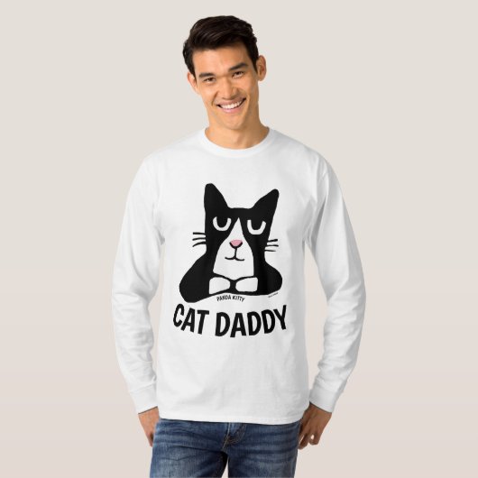 CAT DADDY, Panda Kat T-shirts (Voorkant volledig)