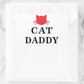 Cat Daddy Rectangle Stickers (Tas)