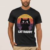 CAT DADDY  RETRO STIJL T-shirts (Voorkant)