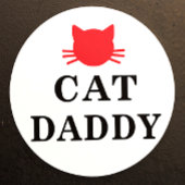 Cat Daddy Ronde Sticker