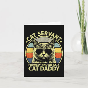 Cat Daddy Shirt voor mannen Funny Cat Dad Vaderdag Kaart