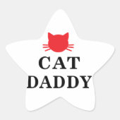 Cat Daddy Star Stickers (Voorkant)